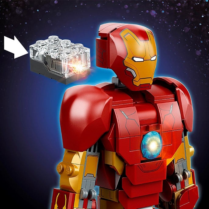 Конструктор LEGO Marvel Фігурка Залізної людини, 381 деталь (76206) - фото 5