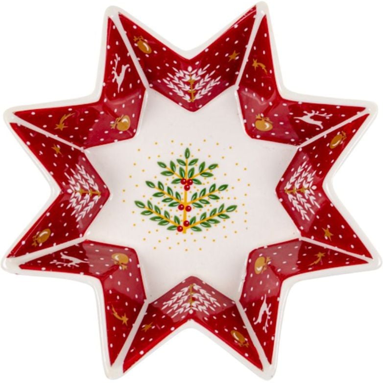 Салатник Lefard Різдвяна колекція 25х4,5 см (924-826) - фото 2