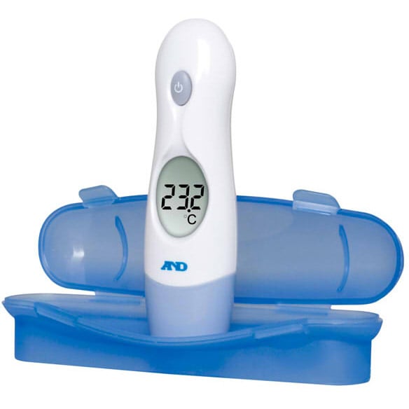 Инфракрасный термометр AND A&D DT-635, белый с голубым - фото 2