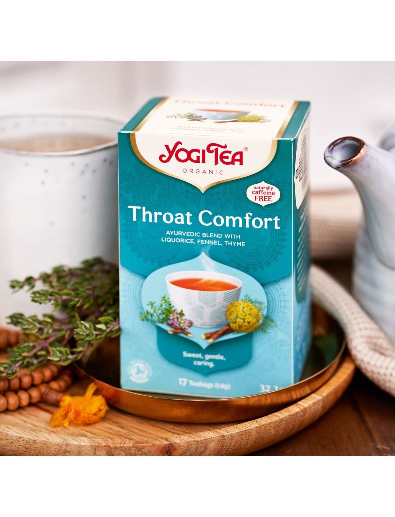 Чай трав'яний Yogi Tea Throat Comfort органічний 32.3 г (17 шт. х 1.9 г) - фото 3