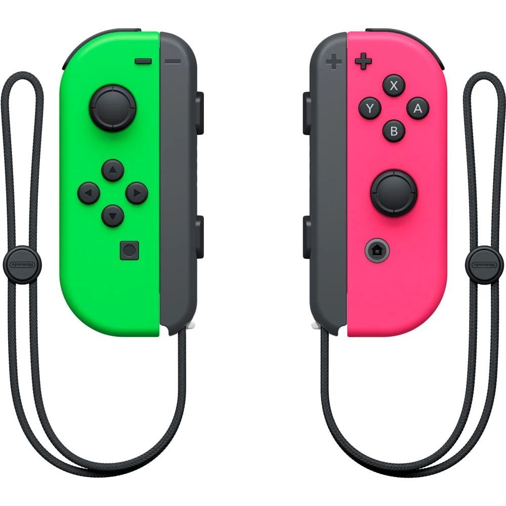 Набор контроллеров Nintendo Joy-Con, зеленый с розовым (45496430795) - фото 1