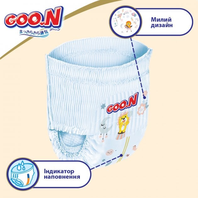 Підгузки-трусики Goo.N Premium Soft 3 (7-12 кг), 50 шт. - фото 6