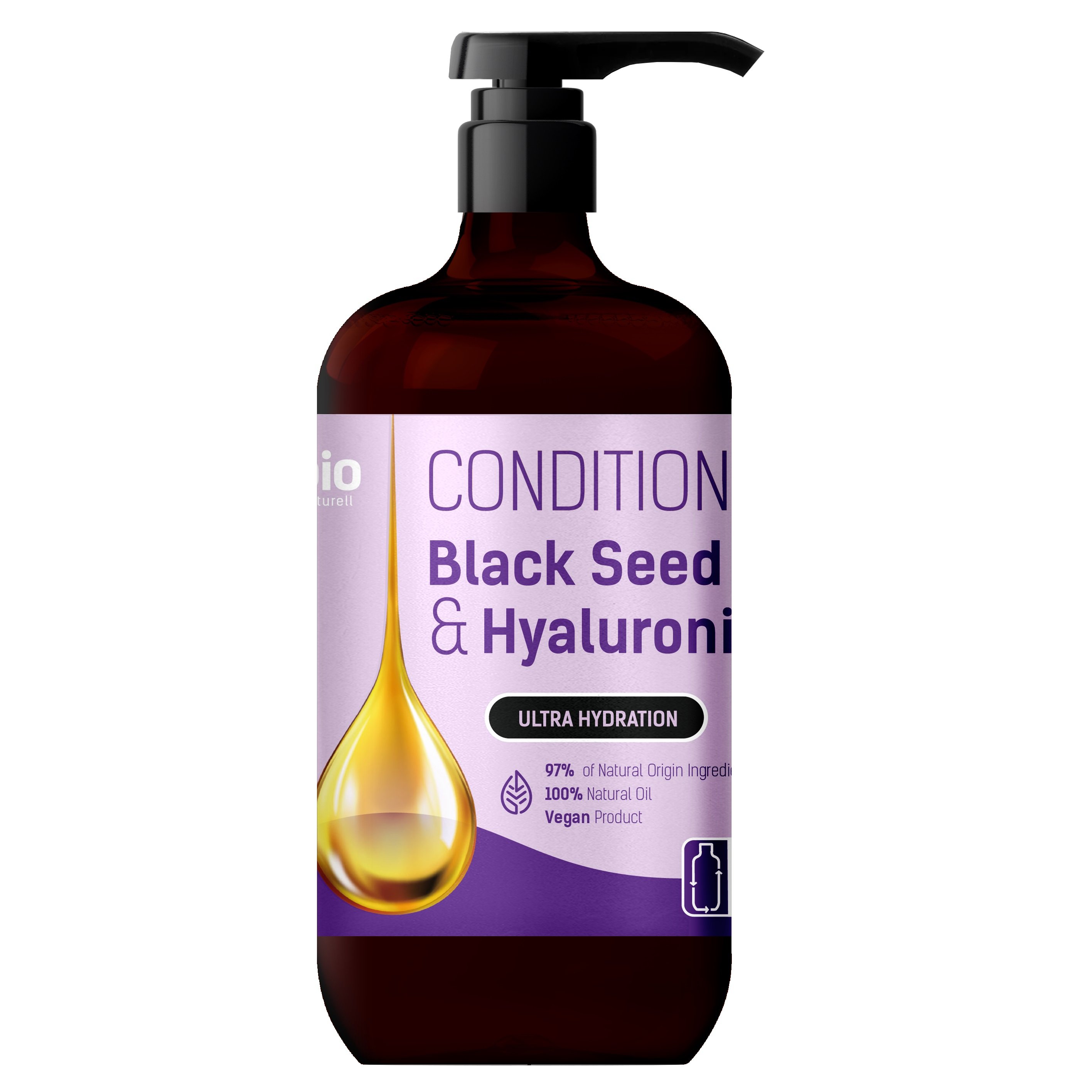 Кондиционер для волос Bio Naturell Bion Black Seed Oil&Hyaluronic Acid Conditioner, 946 мл - фото 1