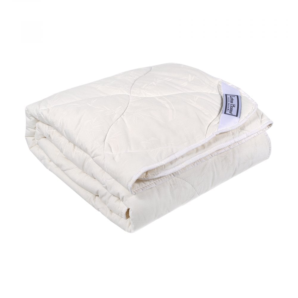 Ковдра з подушками Lotus Home Bamboo Extra, євростандарт, молочна (svt-2000022304153) - фото 3