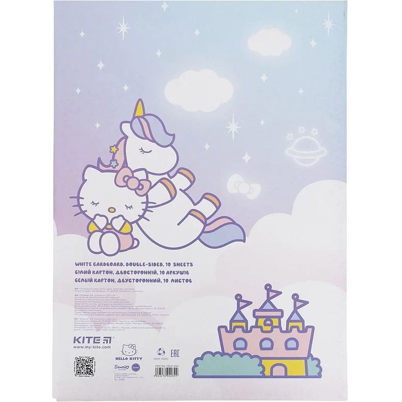 Картон белый Kite Hello Kitty A4 10 листов (HK21-254) - фото 4