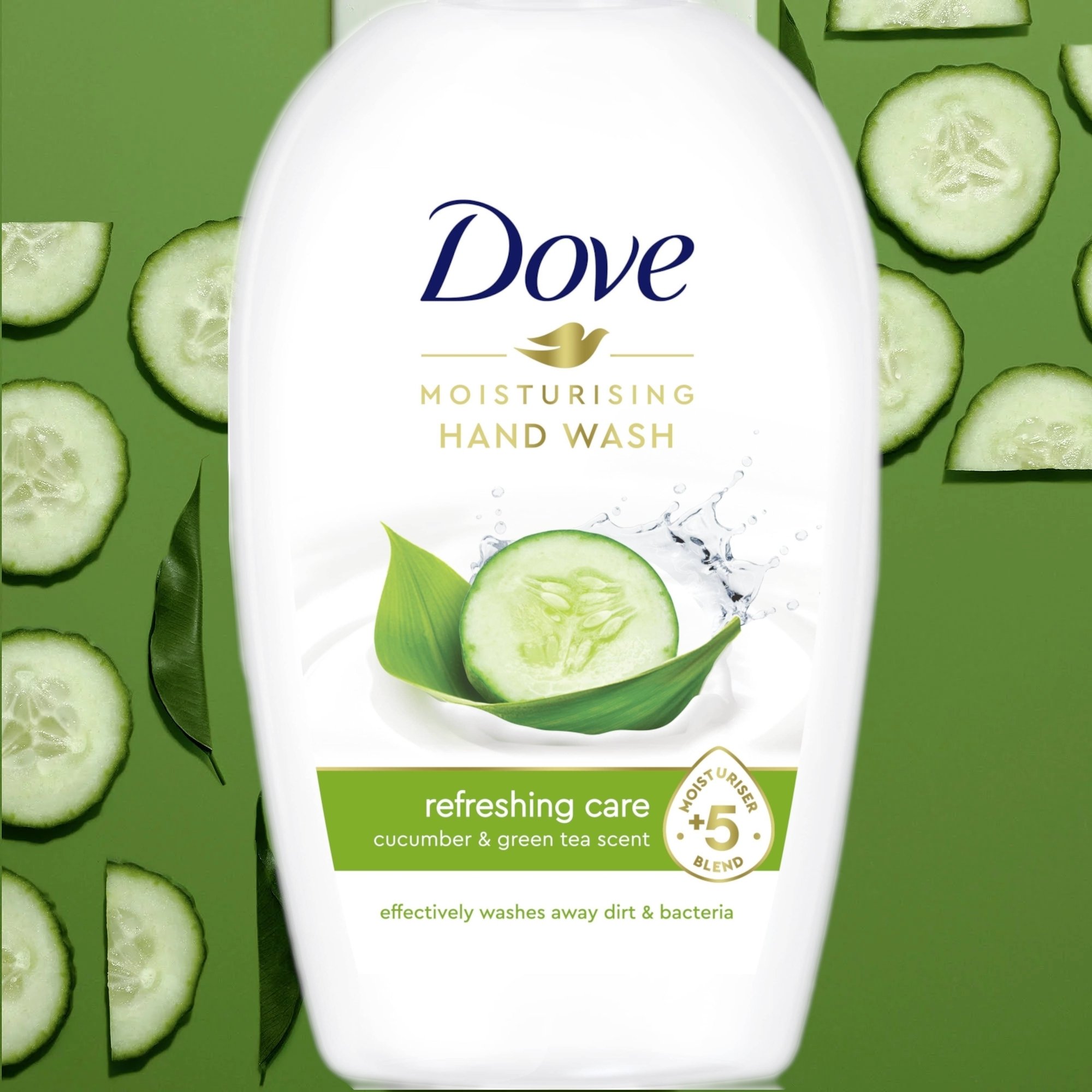 Жидкое крем-мыло Dove Прикосновение свежести 500 мл - фото 4