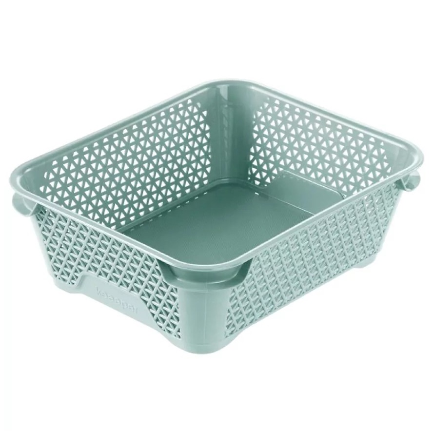 Ящик для хранения Keeeper mini basket А-6, 19,9х16,2х8 см, аквамарин (373.2) - фото 1