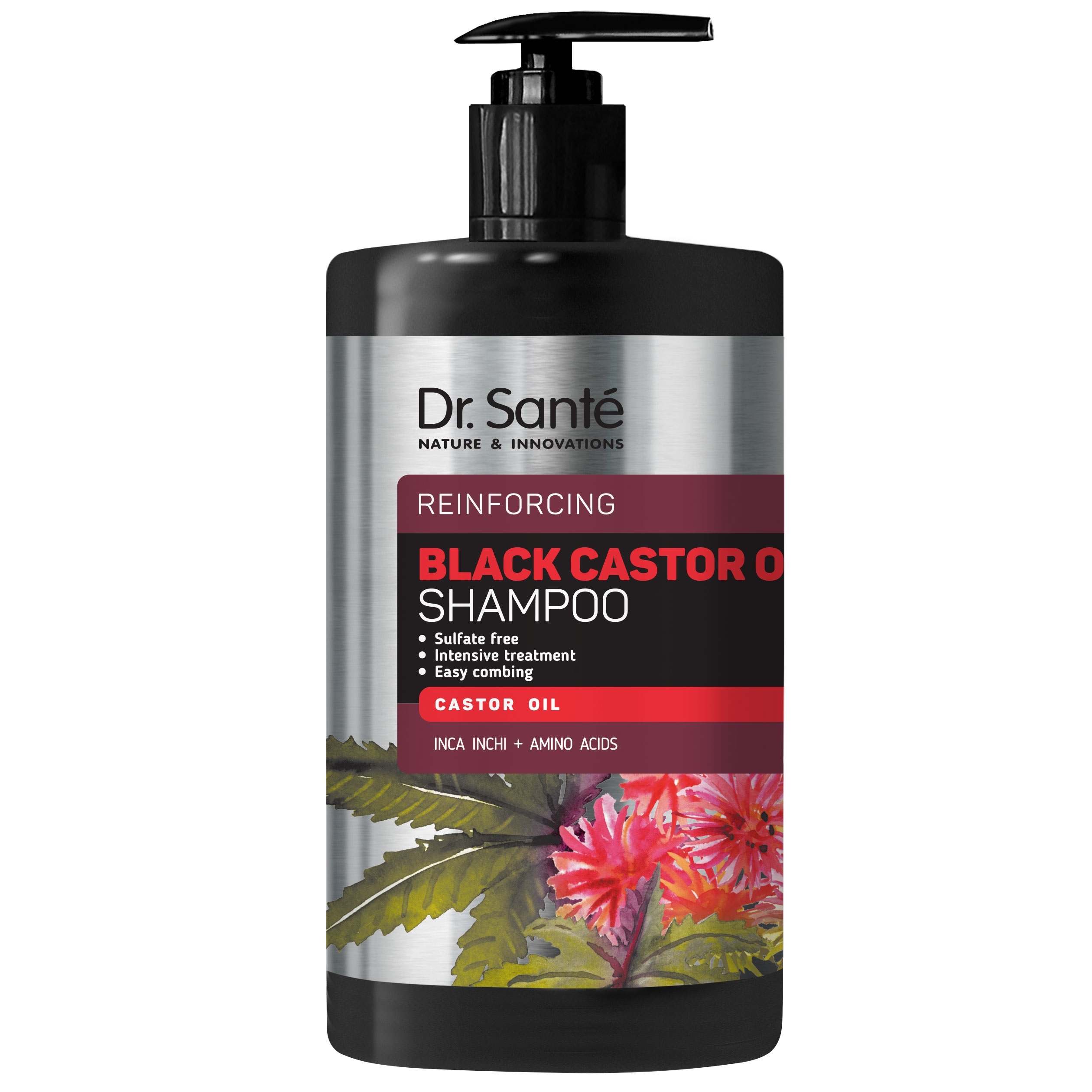 Шампунь для волосся Dr. Sante Black Castor Oil, 1000 мл - фото 1
