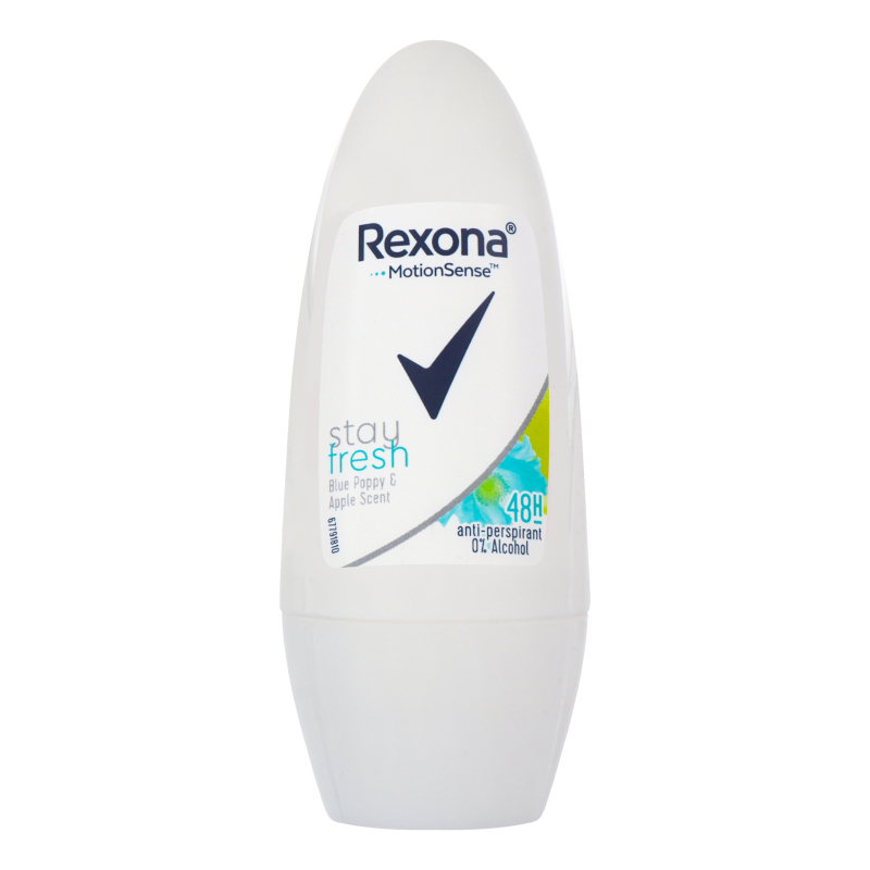 Антиперспирант шариковый Rexona Голубой мак и яблоко, 50 мл - фото 1