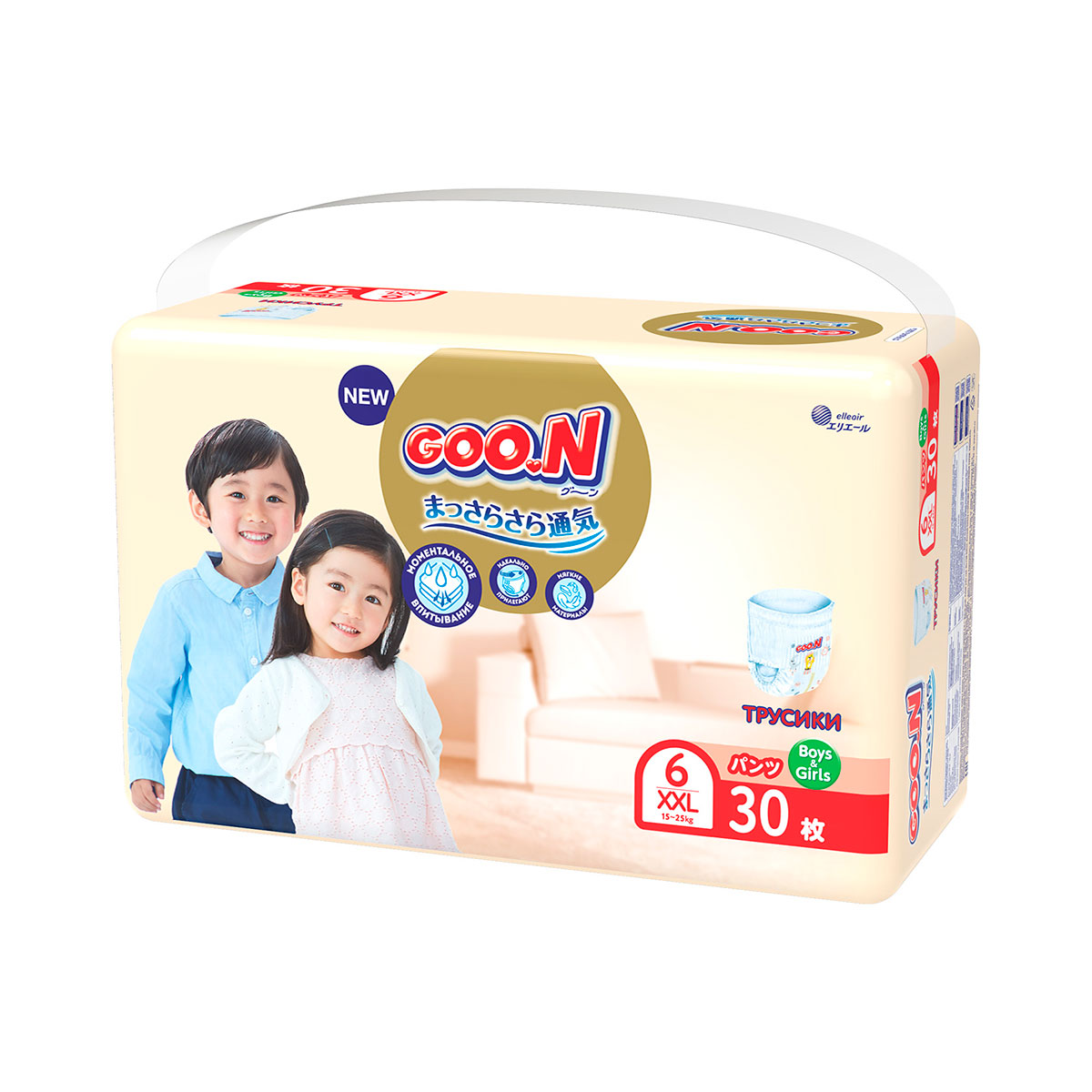 Підгузки-трусики Goo.N Premium Soft 6 (15-25 кг), 30 шт. - фото 2
