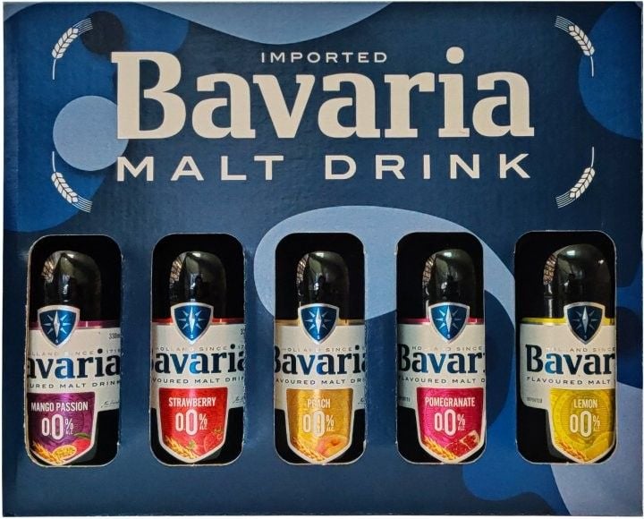 Набір пива безалкогольного Bavaria, 1,65 л (5 шт. х 0.33 л) - фото 1