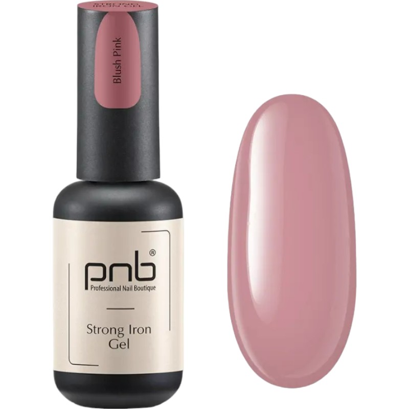 Гель PNB Strong Iron Gel Blush Pink 8 мл - фото 1