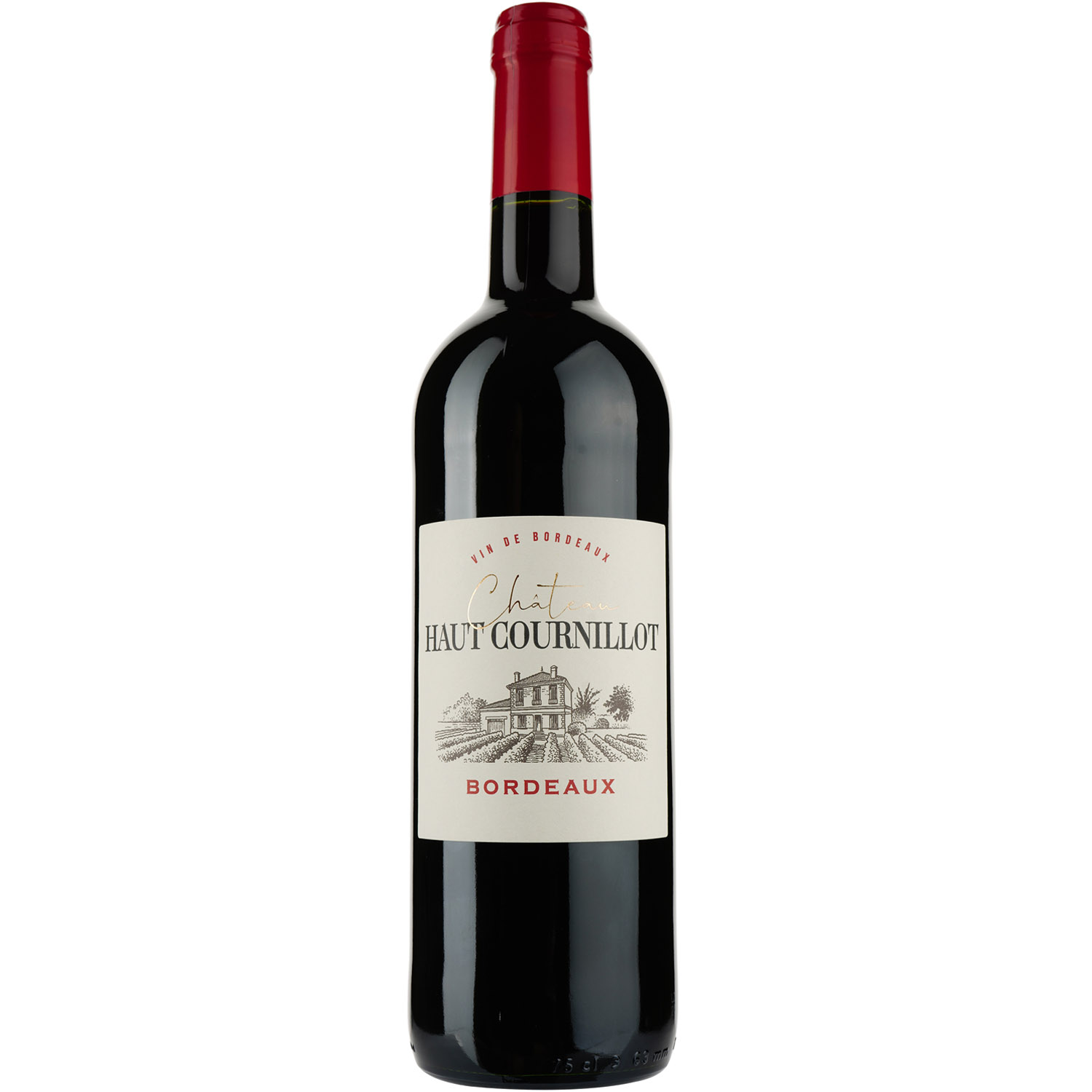 Вино Chateau Haut Cournillot AOP Bordeaux 2020, червоне, сухе, 0,75 л - фото 1