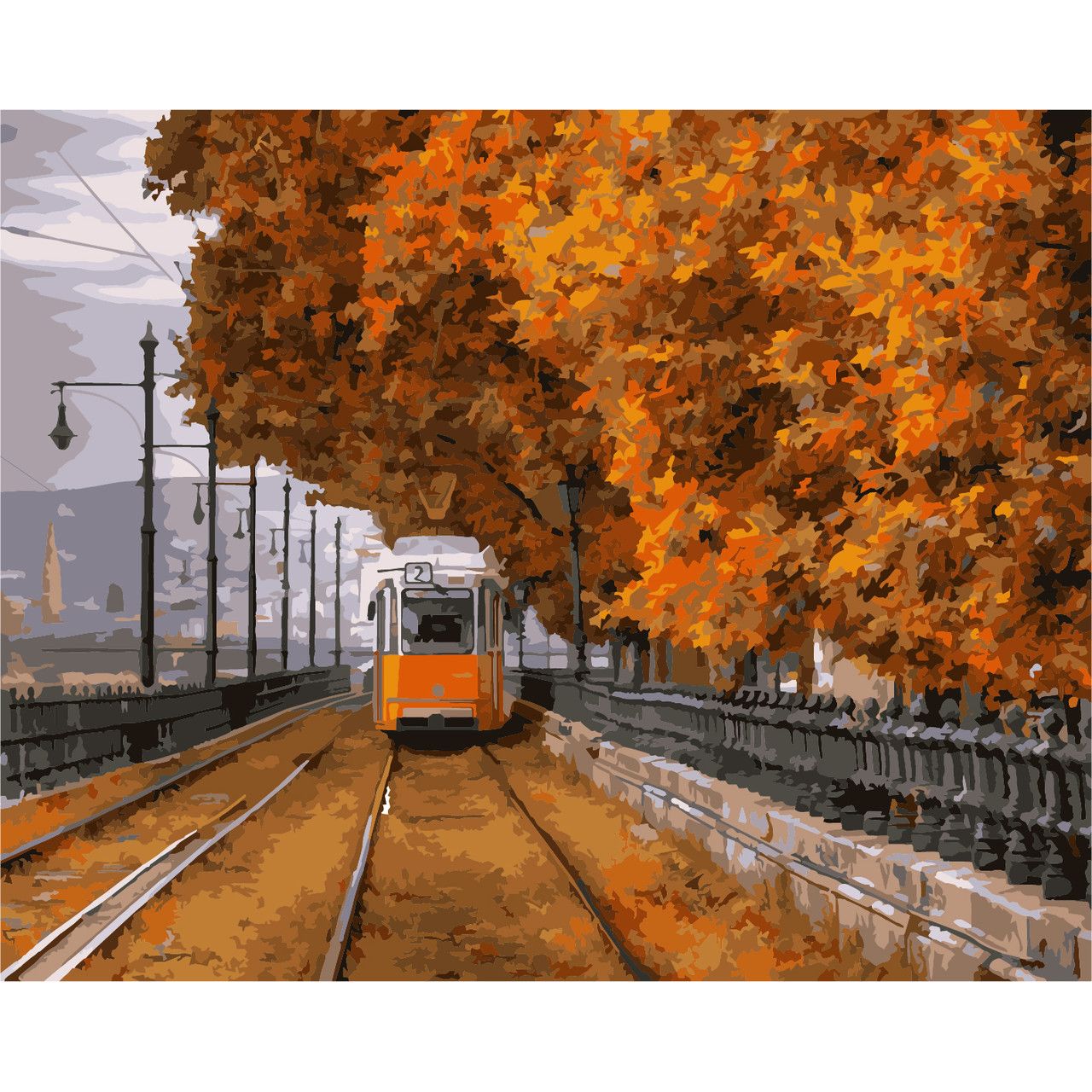 Картина по номерам Осенний город ArtStory 40х50 см разноцветная 000169174 - фото 1