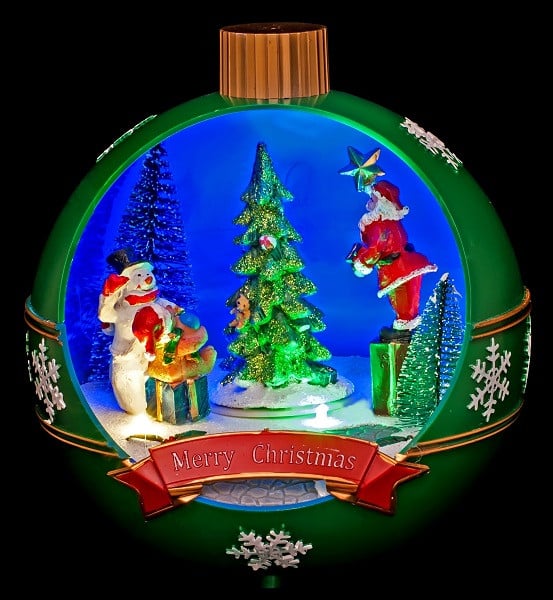 Прикраса декоративна House of Seasons Luville Collectables Куля Новорічна (8718861435313GREEN) - фото 2