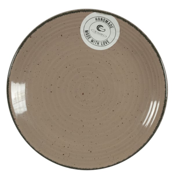 Тарелка десертная Cesiro Spiral, 20 см, капучино (D3070S/G142) - фото 1