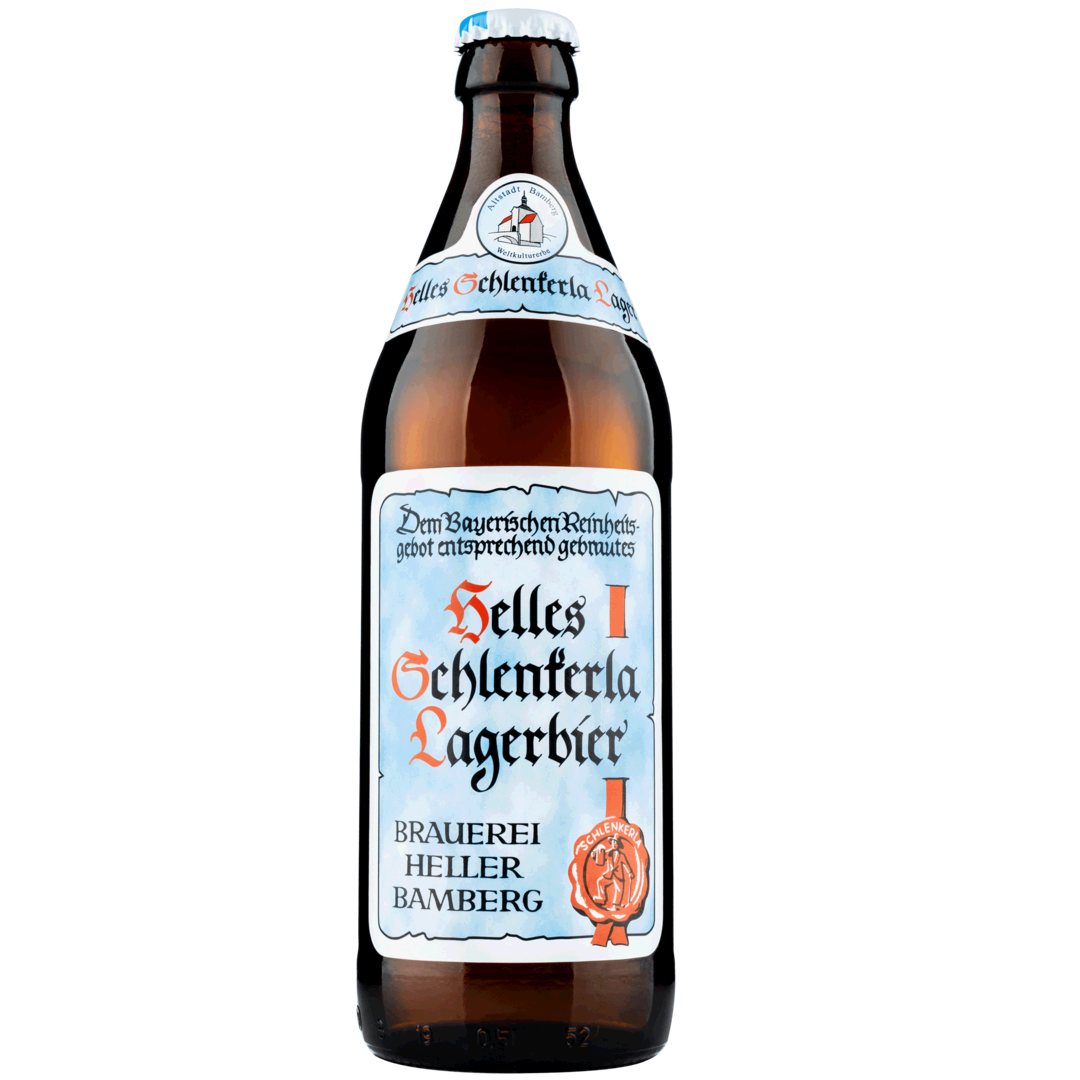 Пиво Schlenkerla Helles Lagerbier светлое фильтрованное, 4,3%, 0,5 л (581924) - фото 1