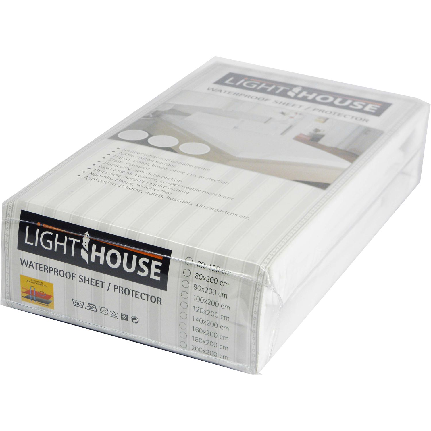 Наматрацник LightHouse Terry, водонепроникний, 200х180 см, білий (603333) - фото 6