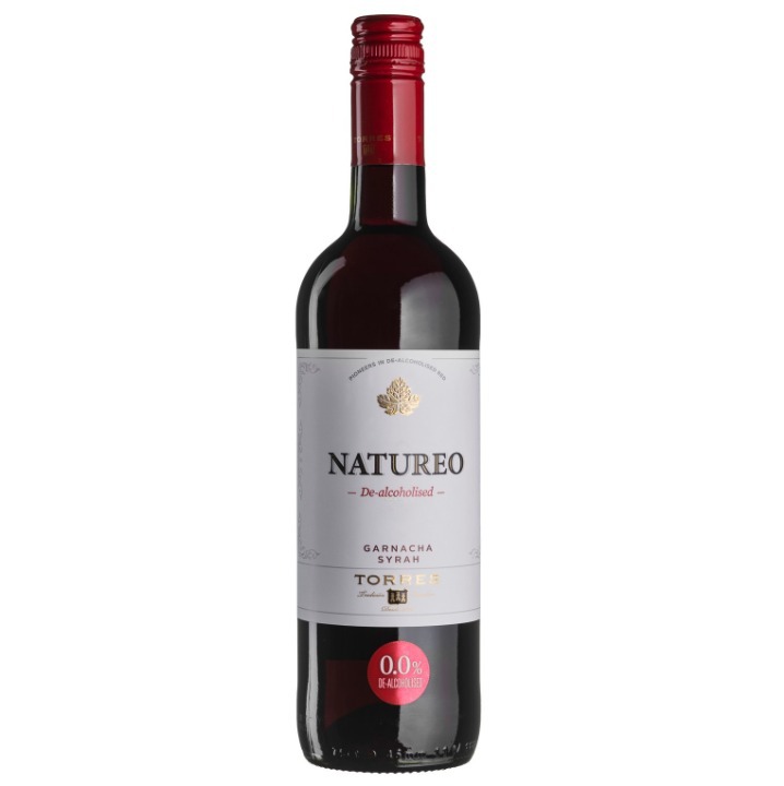Вино безалкогольное Torres Natureo Garnacha Syrah, красное, полусладкое, 0%, 0,75 л (52809) - фото 1