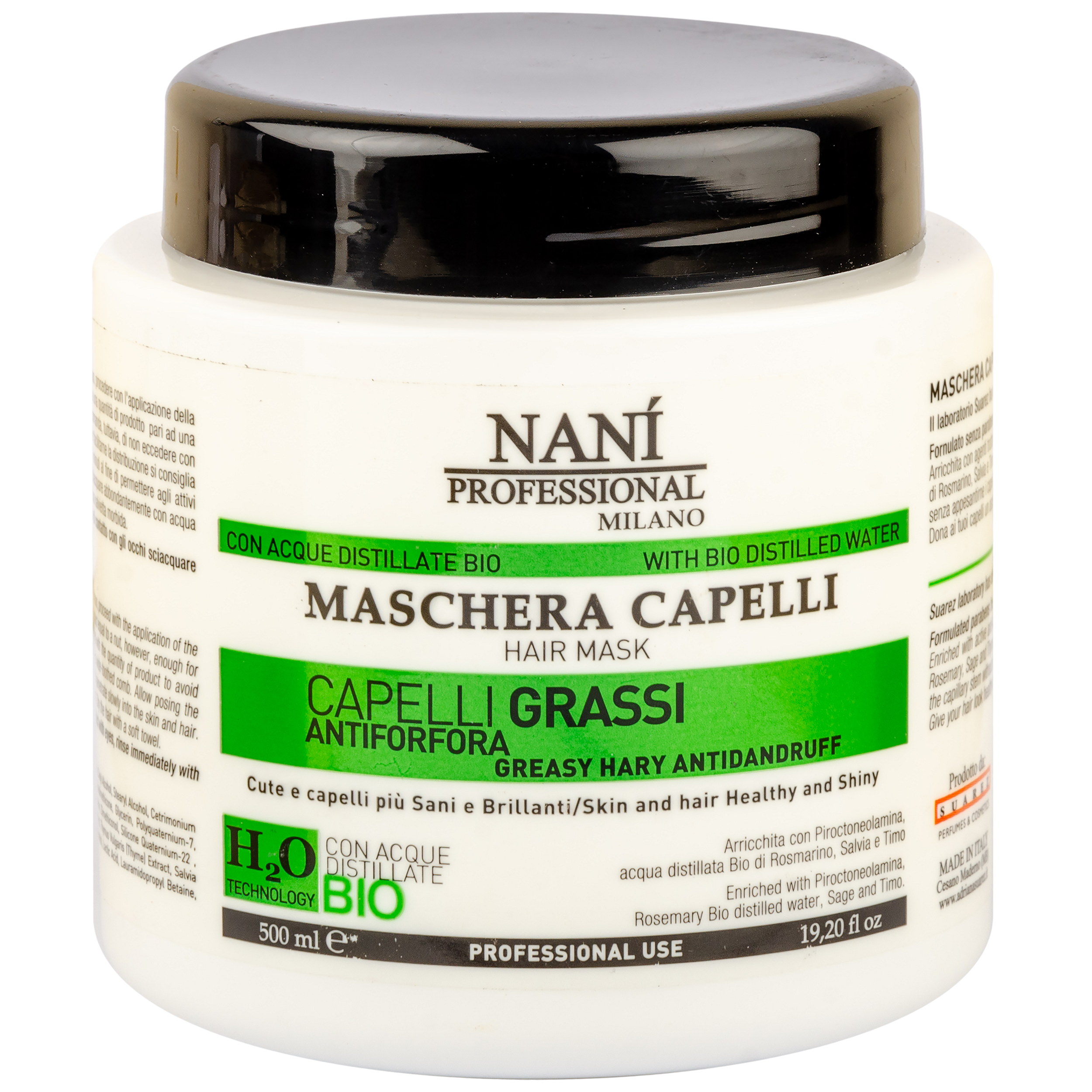Маска Nani Professional, для жирного волосся схильного до лупи, 500 мл (NPMAD500) - фото 1