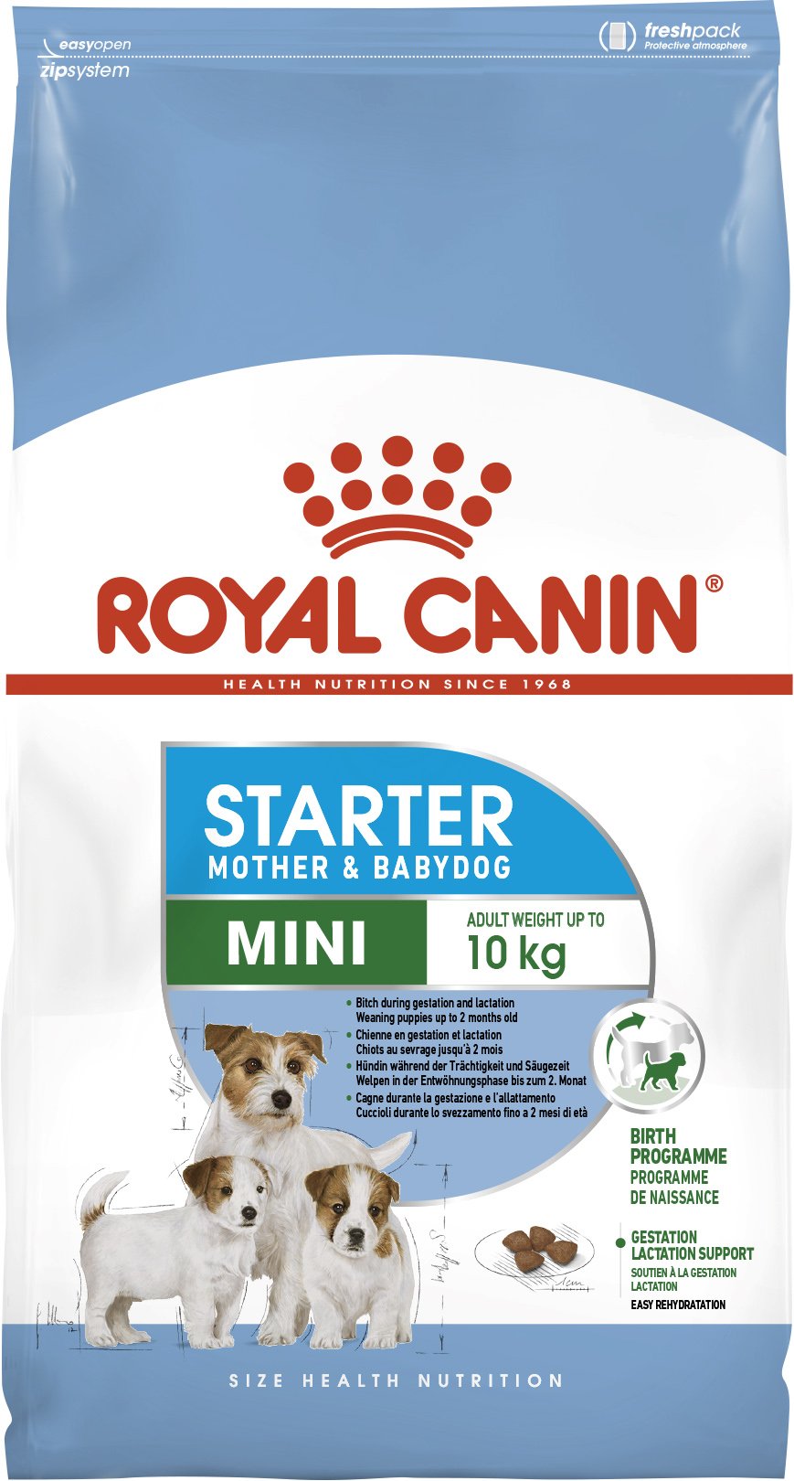 Сухой корм Royal Canin Mini Starter Mother & Babydog для щенков мелких пород, с мясом птицы и рисом, 3 кг - фото 1