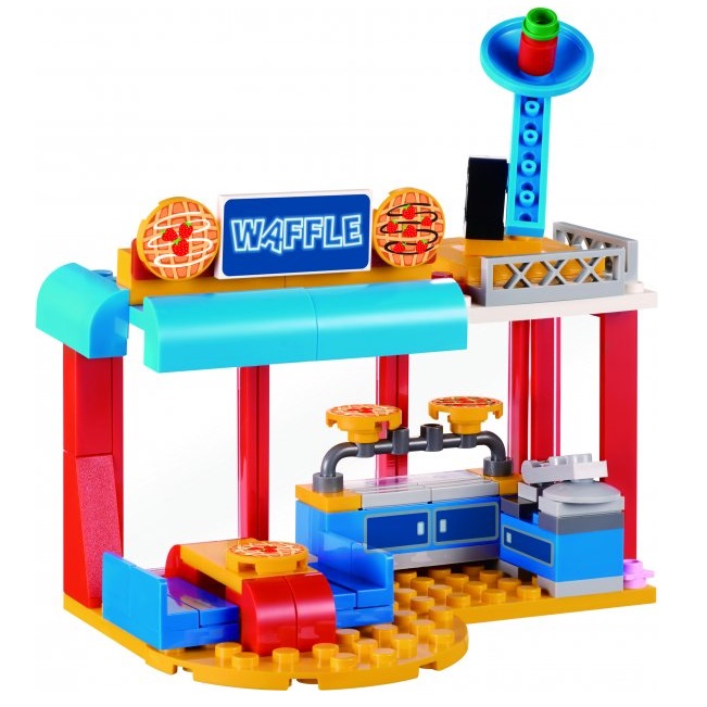 Конструктор Super Wings Small Blocks Buildable Vehicle Set Вантажівка та магазин, 414 деталей (EU385008) - фото 3