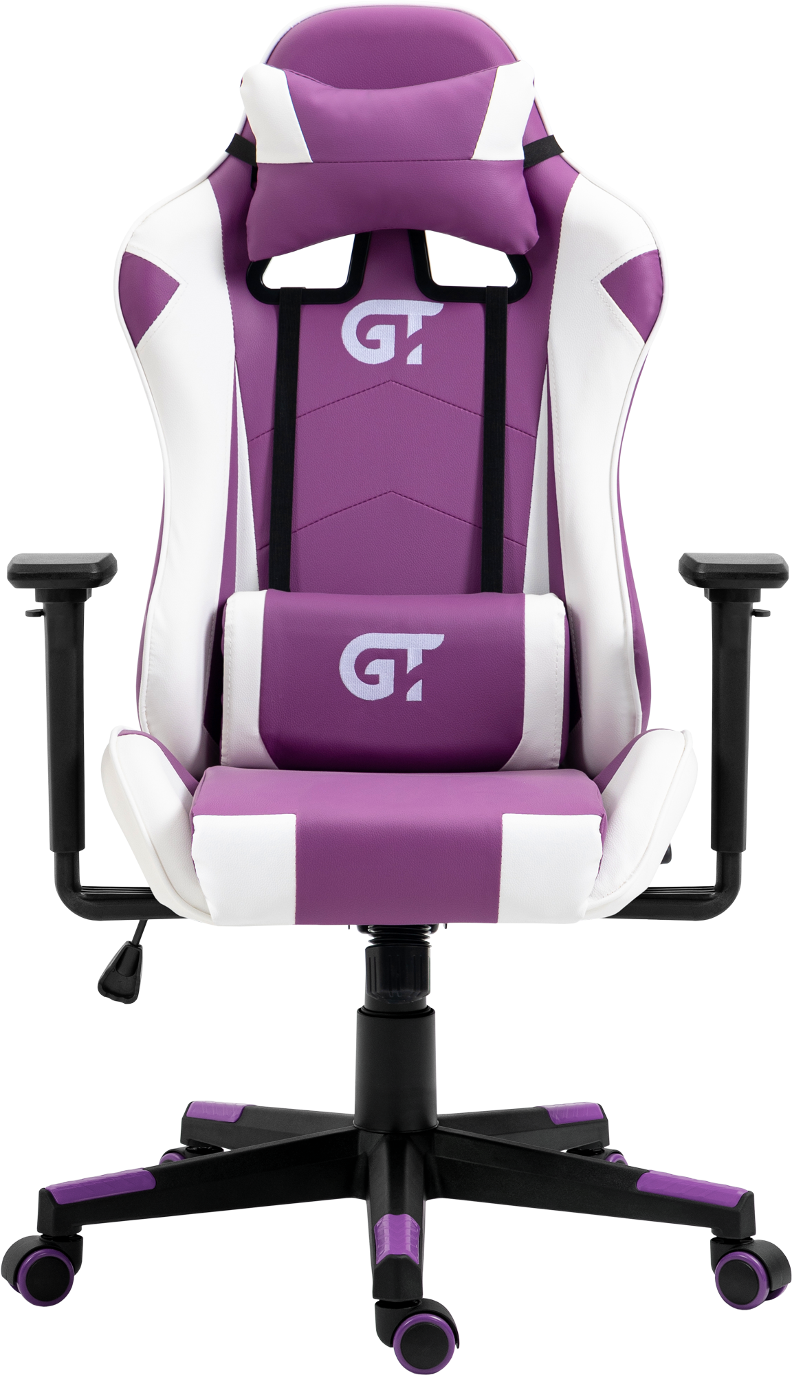 Геймерское детское кресло GT Racer белое с фиолетовым (X-5934-B Kids White/Violet) - фото 3