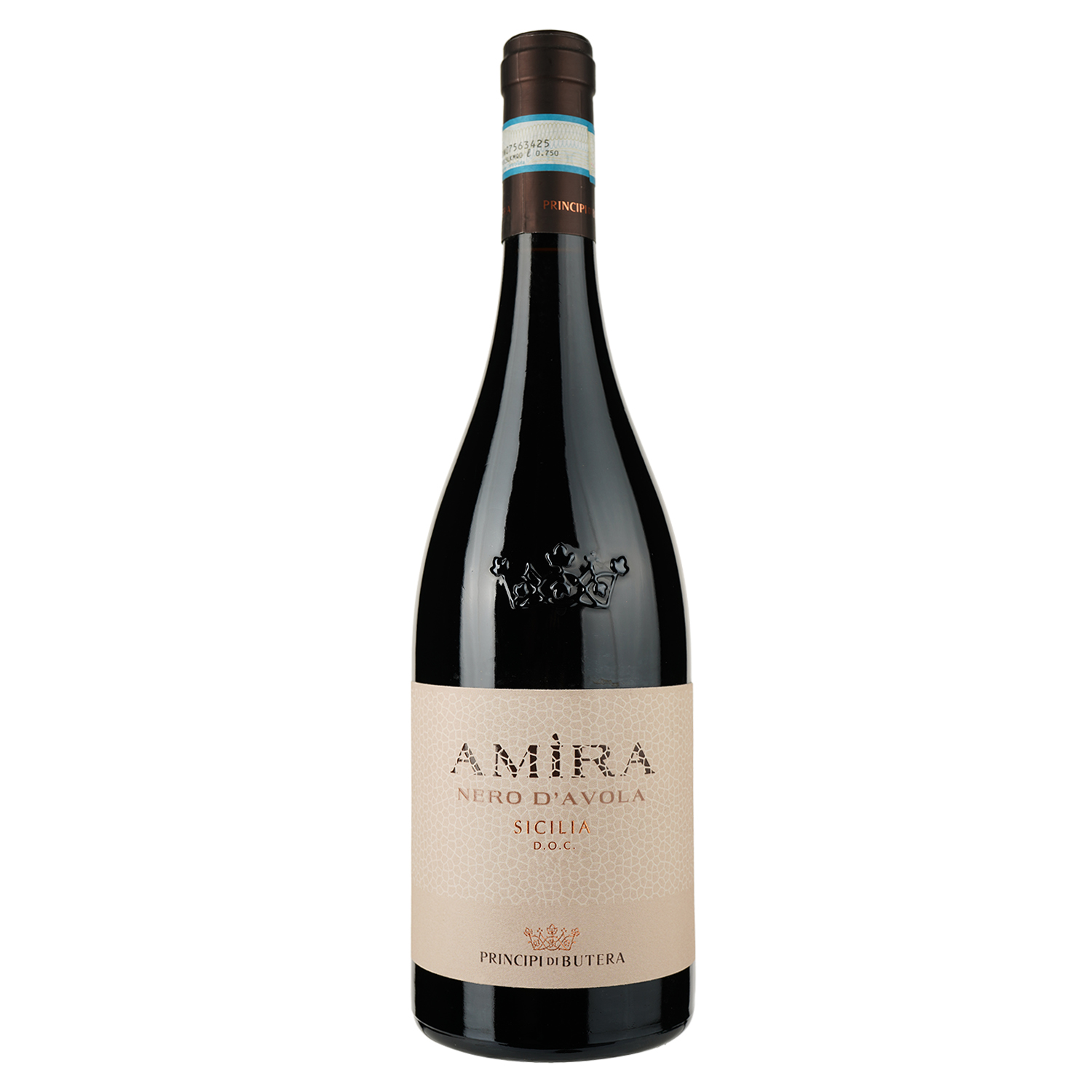 Вино Feudo Principi di Butera, Amira Nero d'Avola, Sicilia 2019, червоне, сухе, 14%, 0,75 л (37591) - фото 1