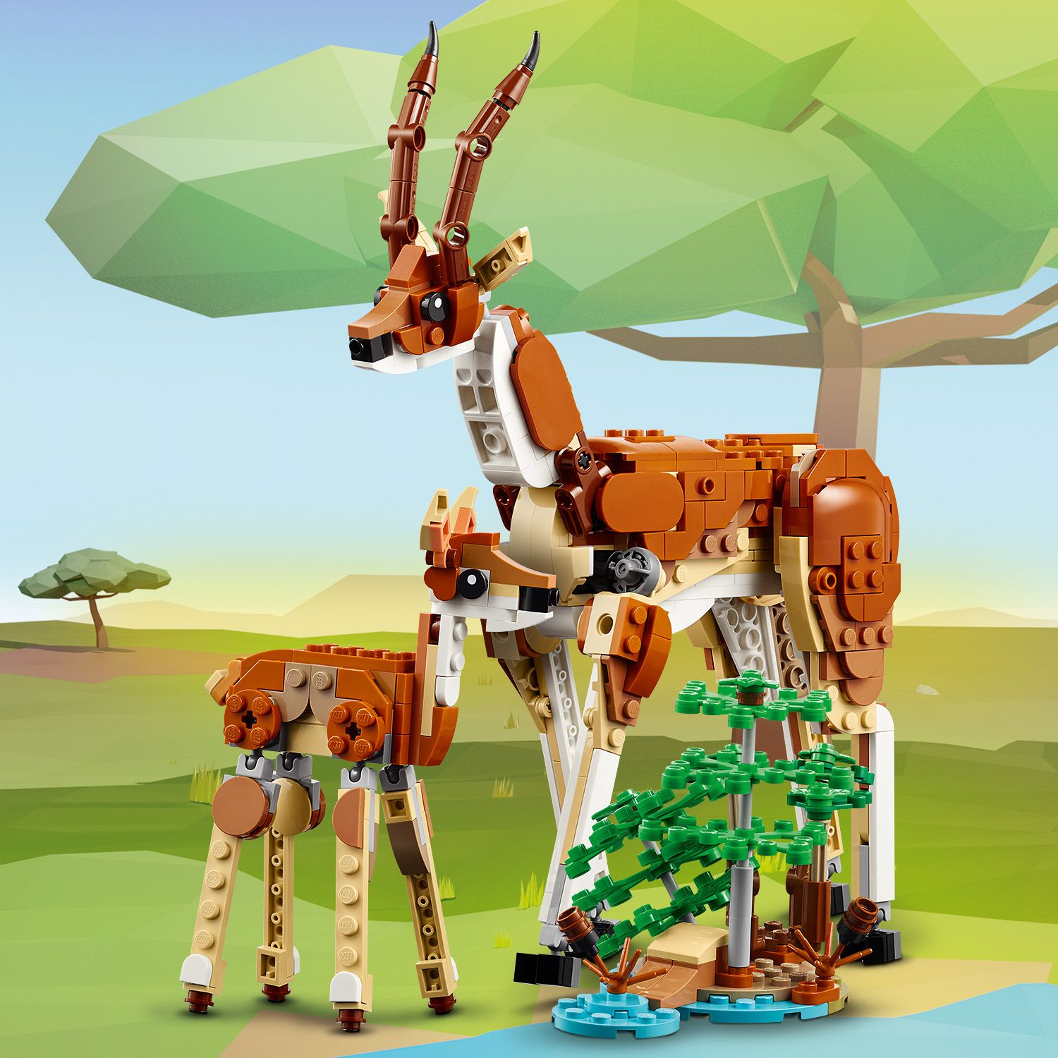 Конструктор LEGO Creator Дикі тварини сафарі 780 деталі (31150) - фото 7