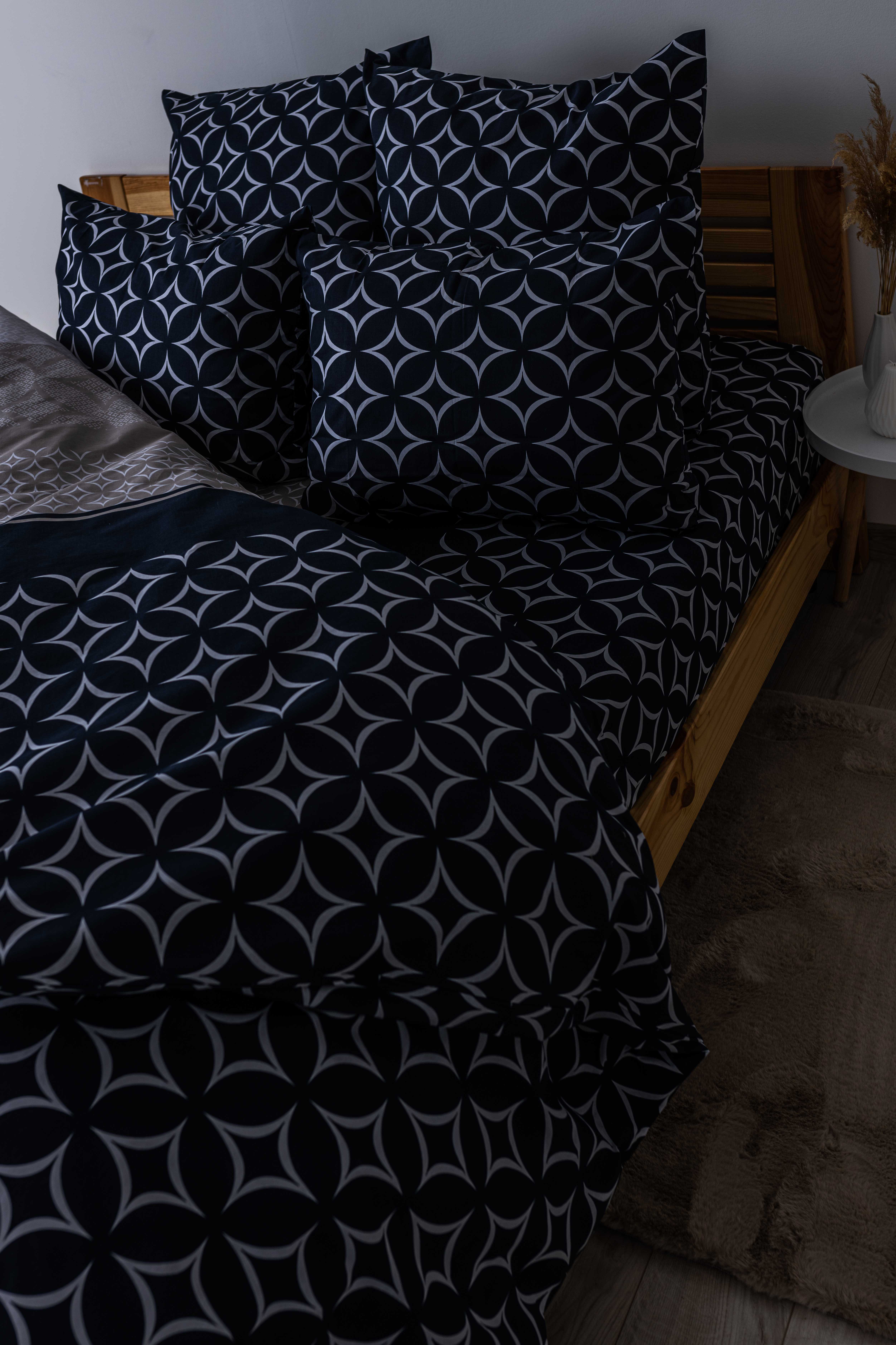 Комплект постельного белья ТЕП Soft dreams 329 Gatsby евро синий с бежевым (2-03859_25663) - фото 5