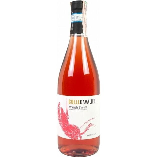 Вино Colle Cavalieri Cerasuolo D`Abruzzo DOP, рожеве, сухе, 0,75 л - фото 1