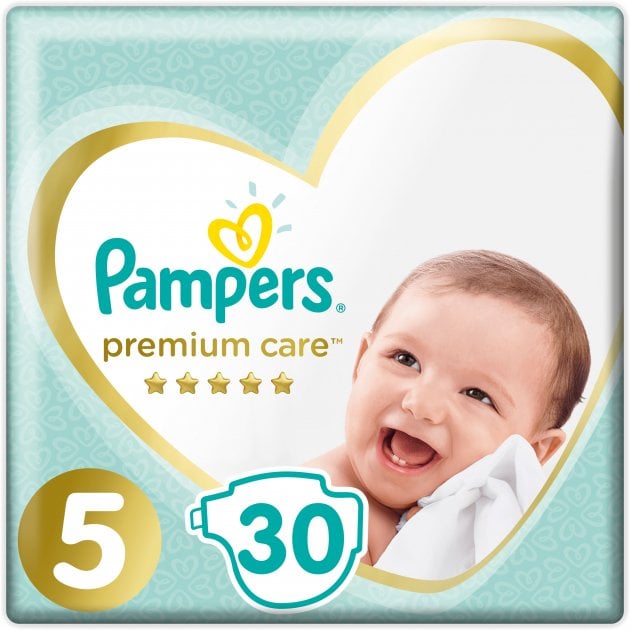 Підгузки Pampers Premium Care 5 (11-16 кг), 30 шт. - фото 1