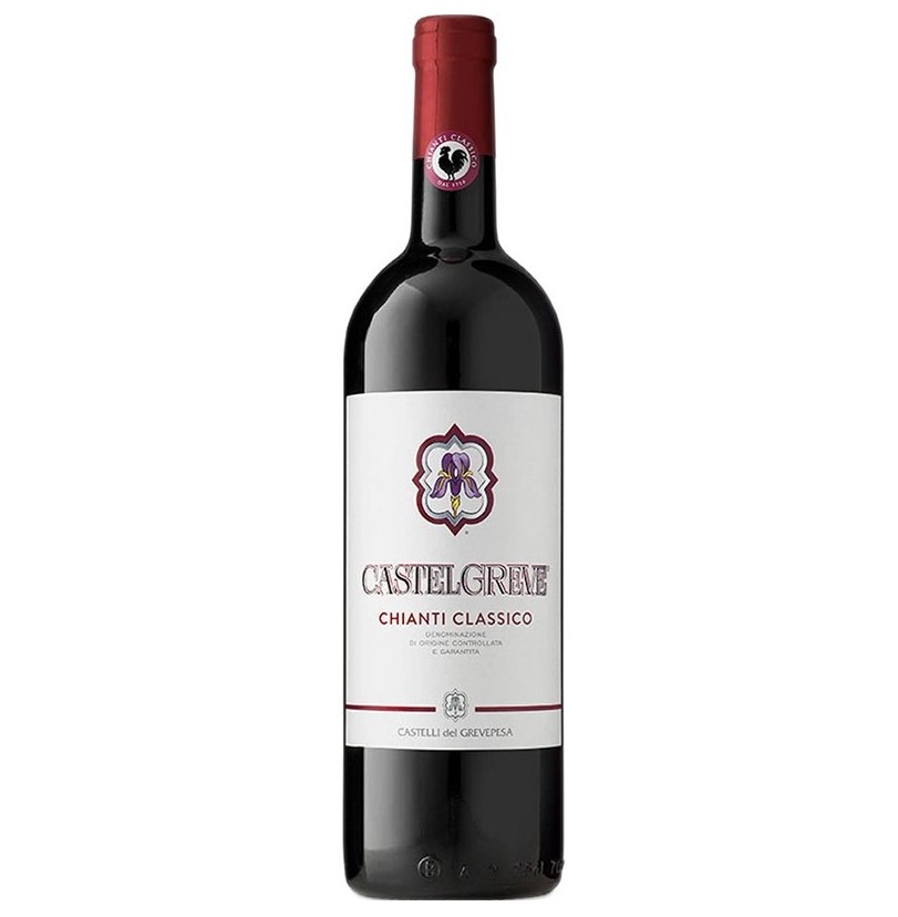 Вино Castelli del Grevepesa Chianti Classico Castelgreve, 14%, 0,75 л - фото 1