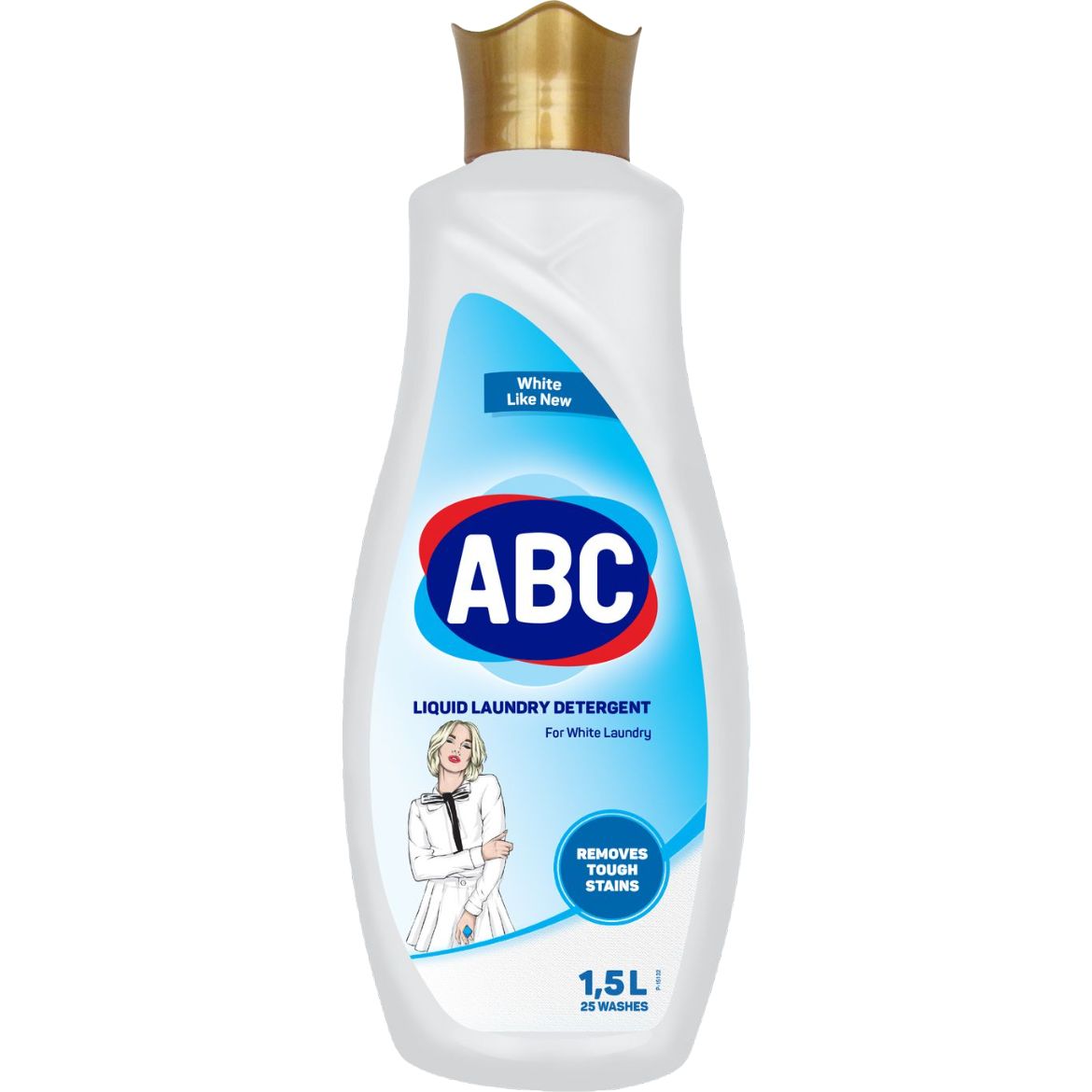Жидкое стиральное средство ABC для белого белья, 1,5 л - фото 1