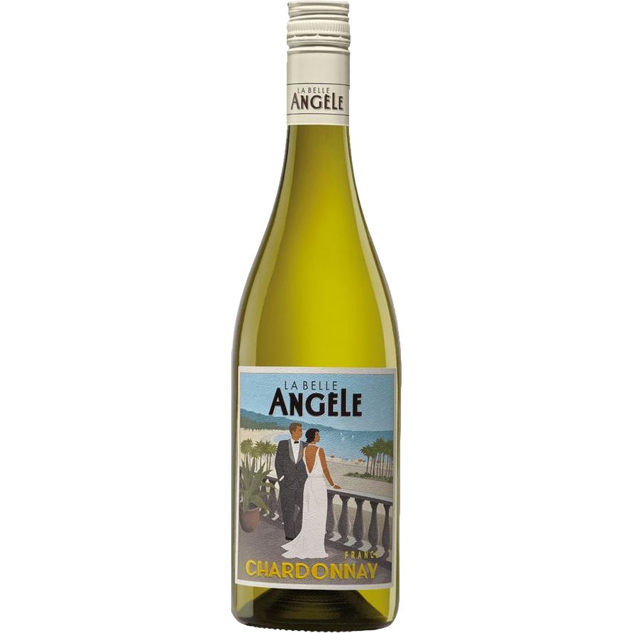 Вино La Belle Angele Chardonnay белое сухое 0.75 л - фото 1