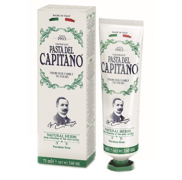 Зубная паста Pasta del Capitano 1905 Natural Herbs, 75 мл - фото 1