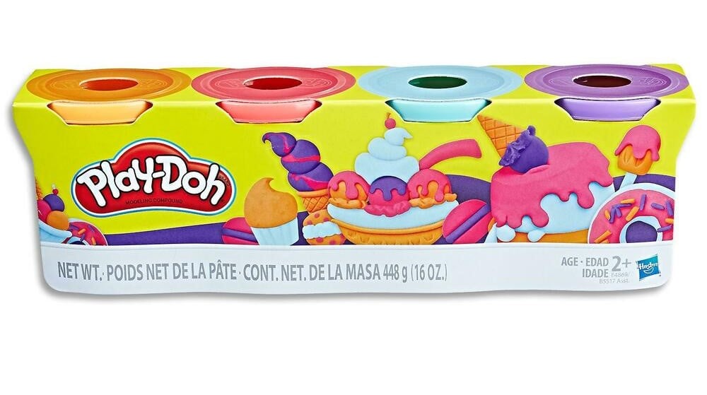 Набір пластиліну Hasbro Play-Doh Sweet, 4х140 г (E4869) - фото 1