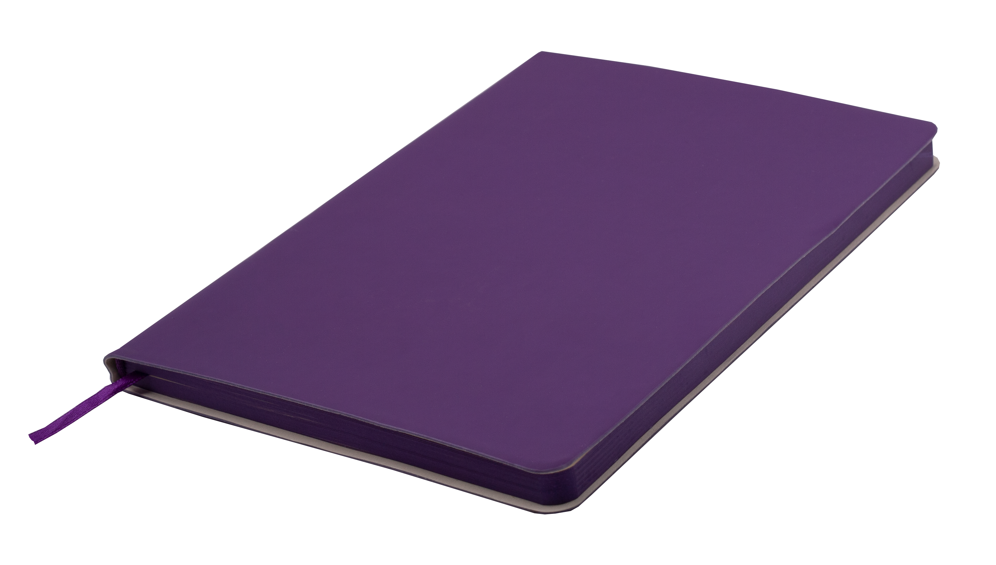 Блокнот деловой Buromax Logo2U Touch Me А5 96 л. в клеточку обложка из искусственной кожи фиолетовый (BM.295102-07) - фото 2