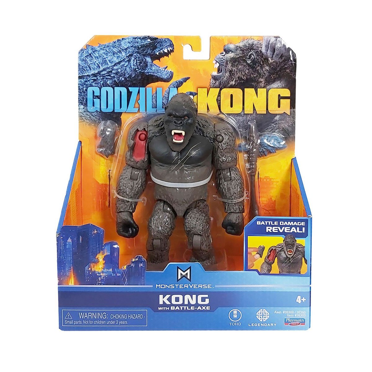 Игровая фигурка Godzilla vs. Kong Конг с боевым топором (35303) - фото 5