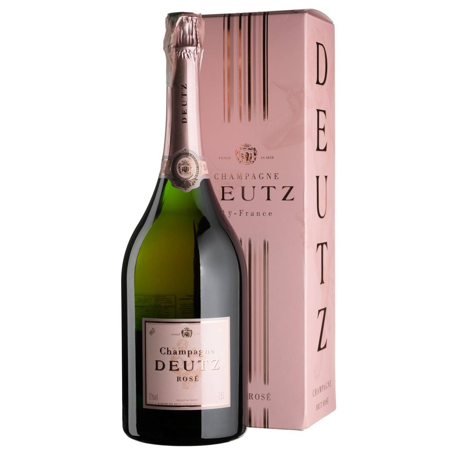 Шампанське Deutz Brut Rose, рожеве, брют, 1,5 л (1759) - фото 1