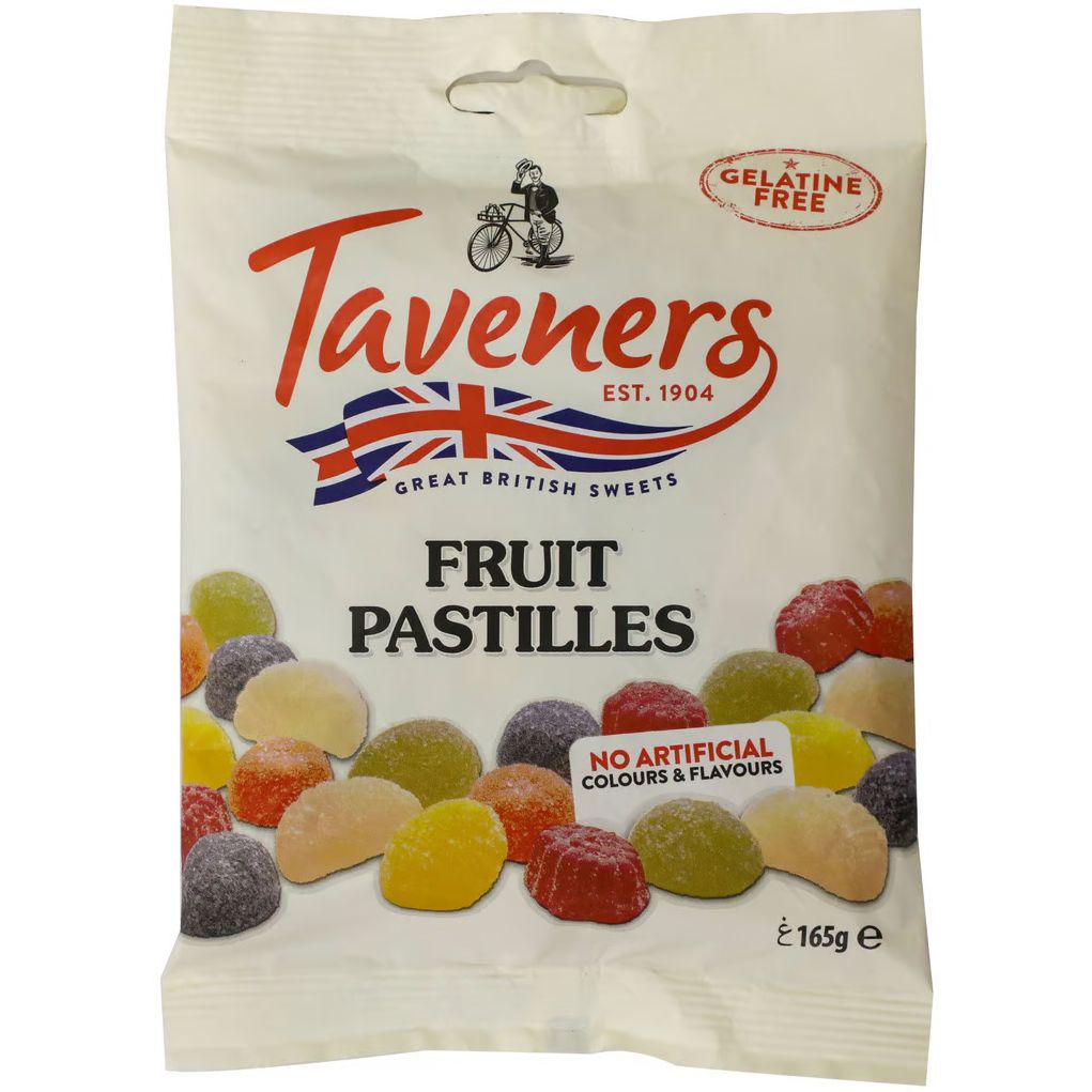 Цукерки Taveners Fruit Pastilles Фруктовий смак 165 г (925321) - фото 1