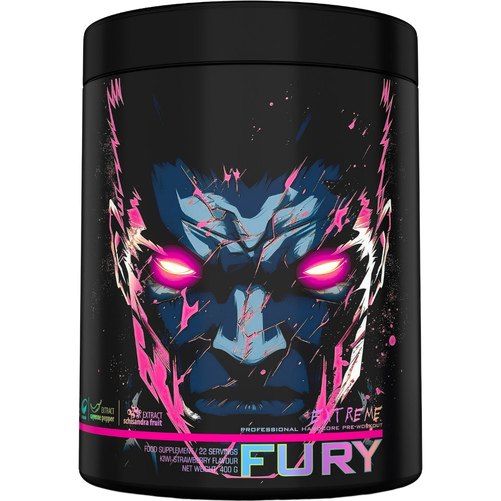 Передтренік Genius Nutrition Fury Extreme Kiwi-strawberry 400 г - фото 1