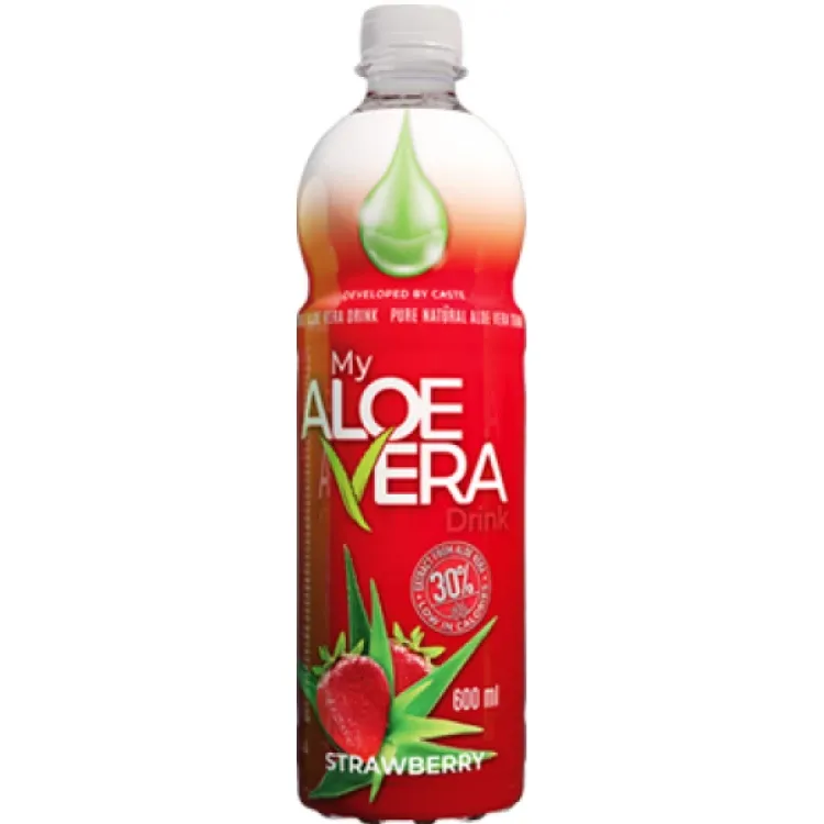 Напій Caste My Aloe Vera Полуниця 600 мл - фото 1