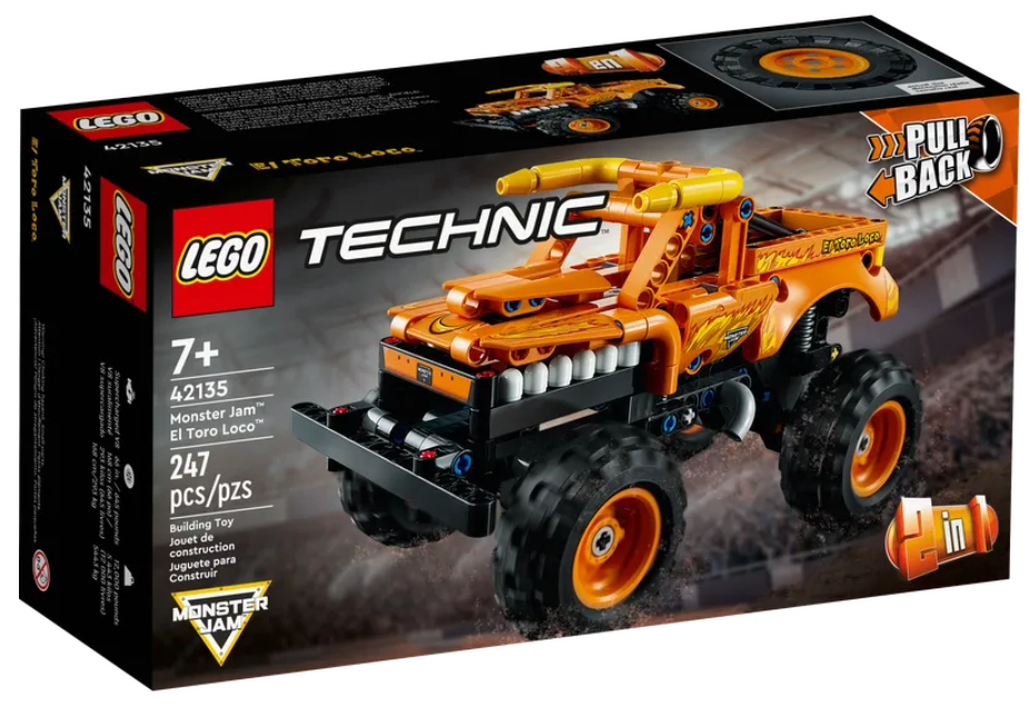 Конструктор LEGO Technic 2в1 Monster Jam та El Toro Loco, 247 деталей (42135) - фото 2