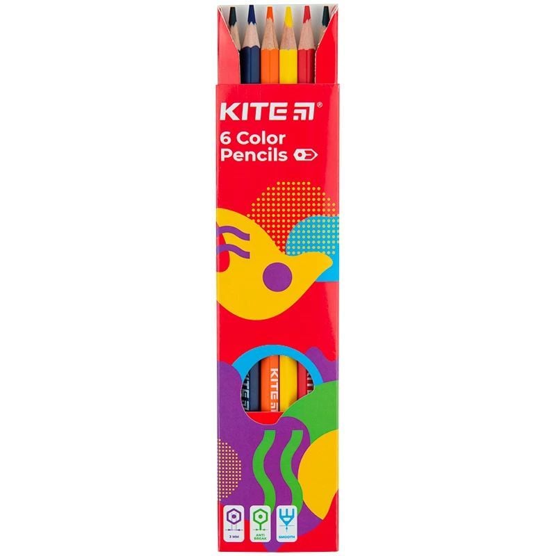 Карандаши цветные Kite Fantasy 6 шт. (K22-050-2) - фото 4