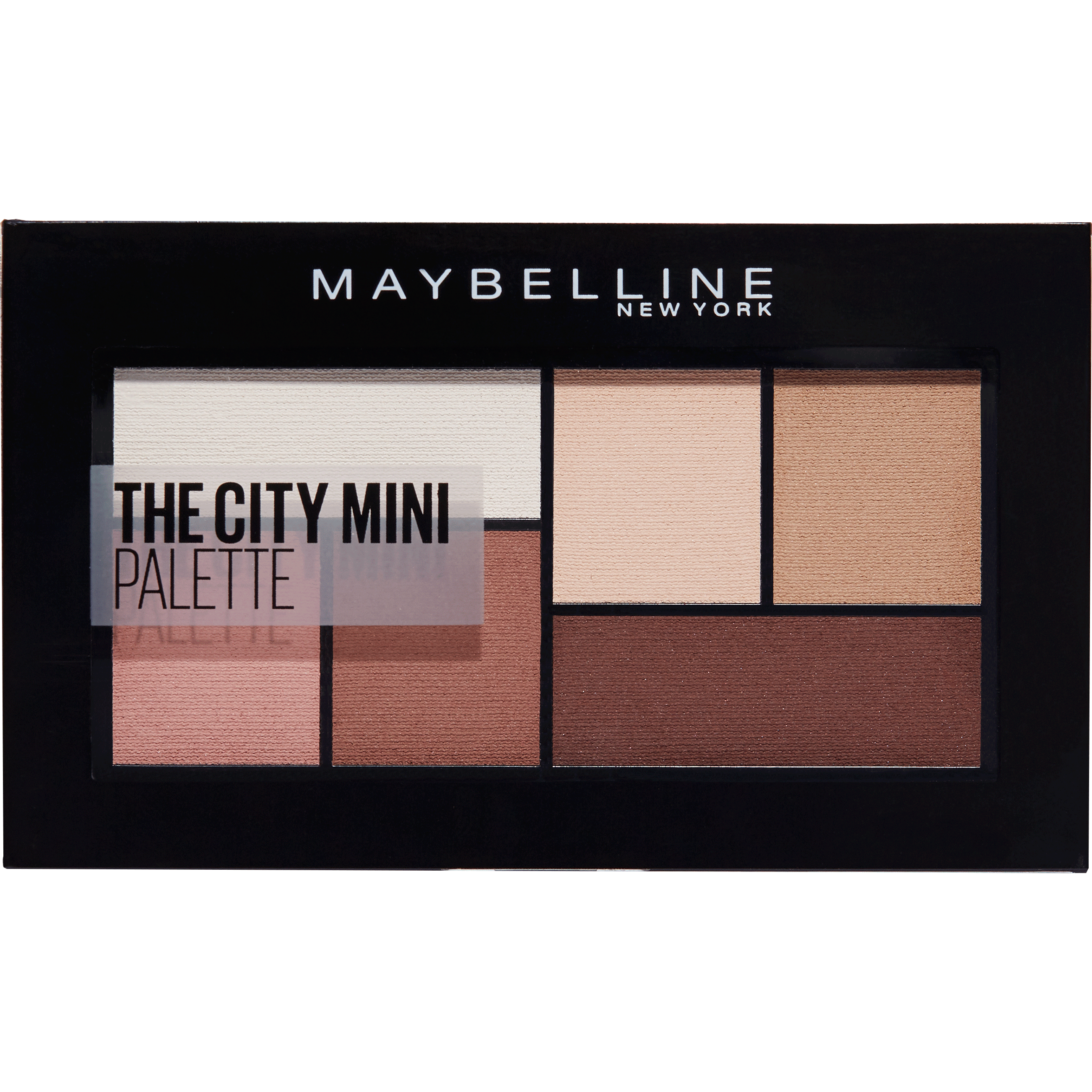 Палітра тіней для повік Maybelline New York The City Kits Mini 480 Матові коричневі відтінки, 6 шт., 6 г (B3205300) - фото 1