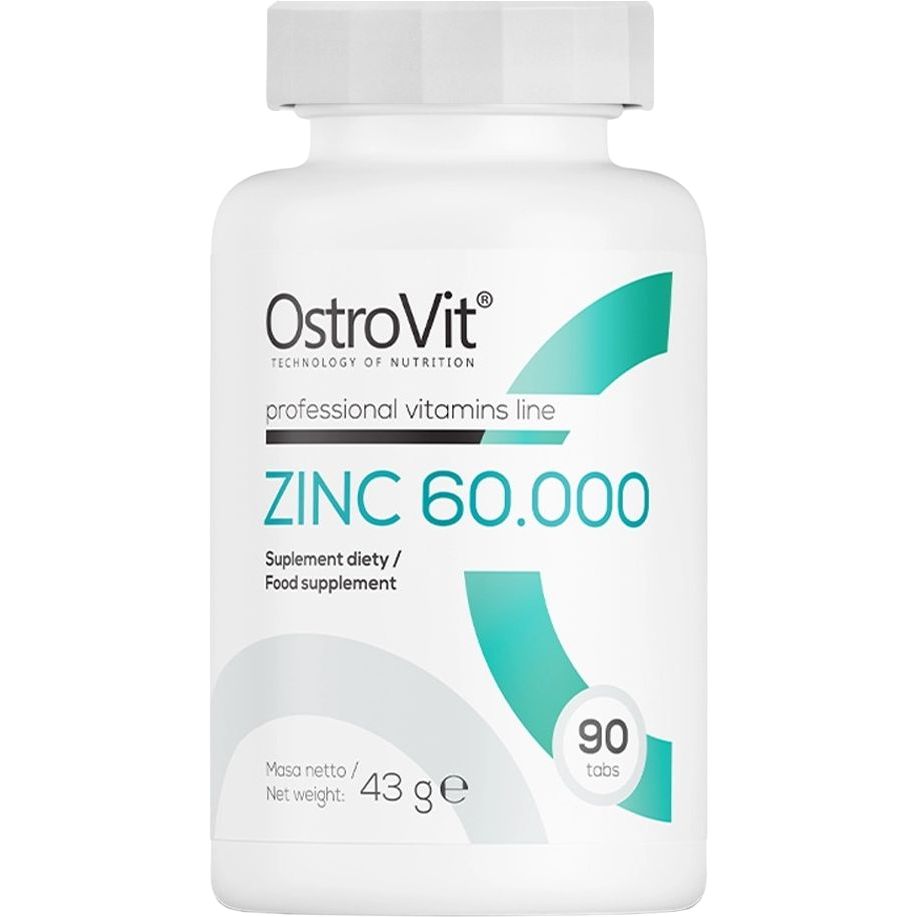 Мінерал OstroVit Zinc 60.000 90 таблеток - фото 1