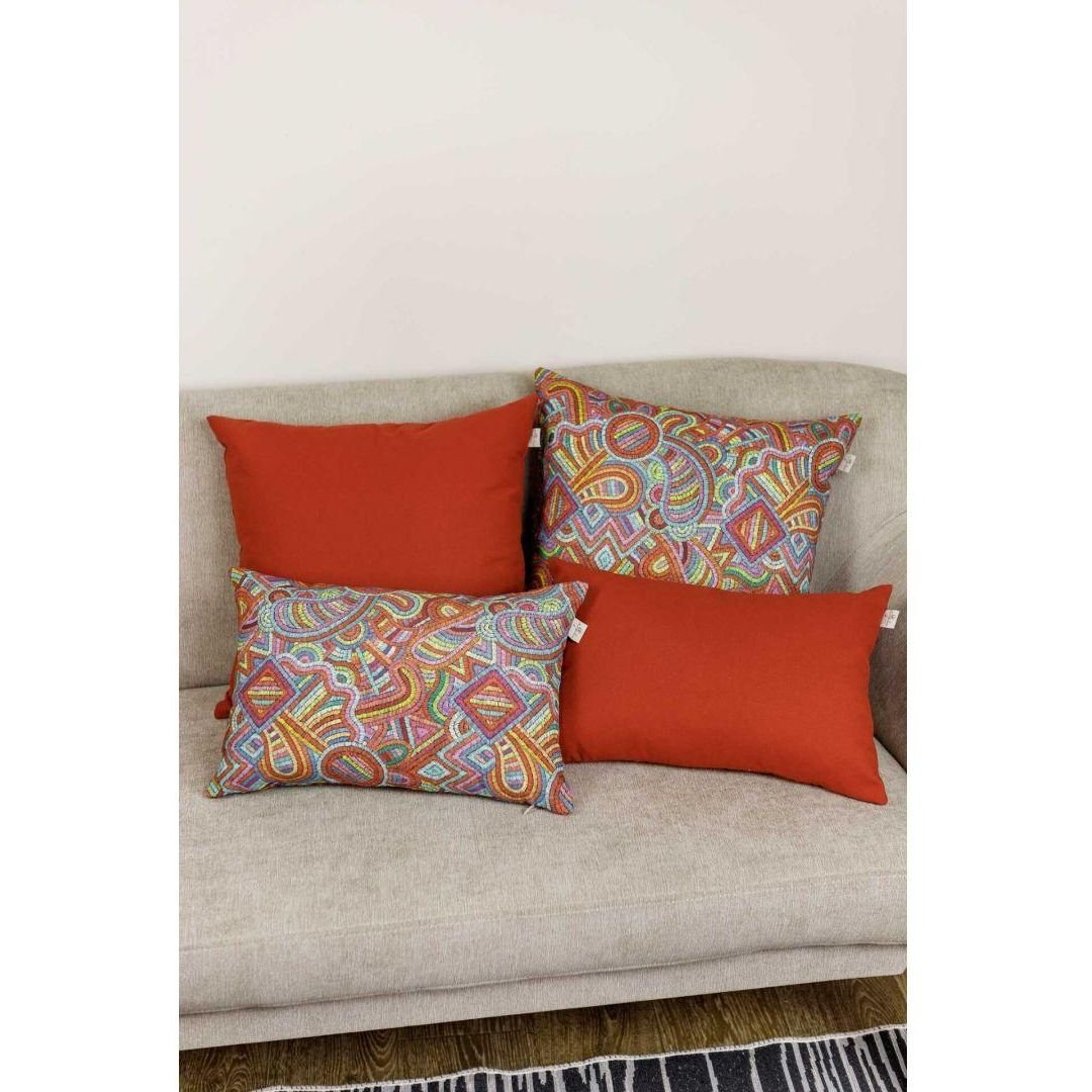 Подушка декоративная Прованс Mix Print, 45х45 см, разноцветная (29866) - фото 3