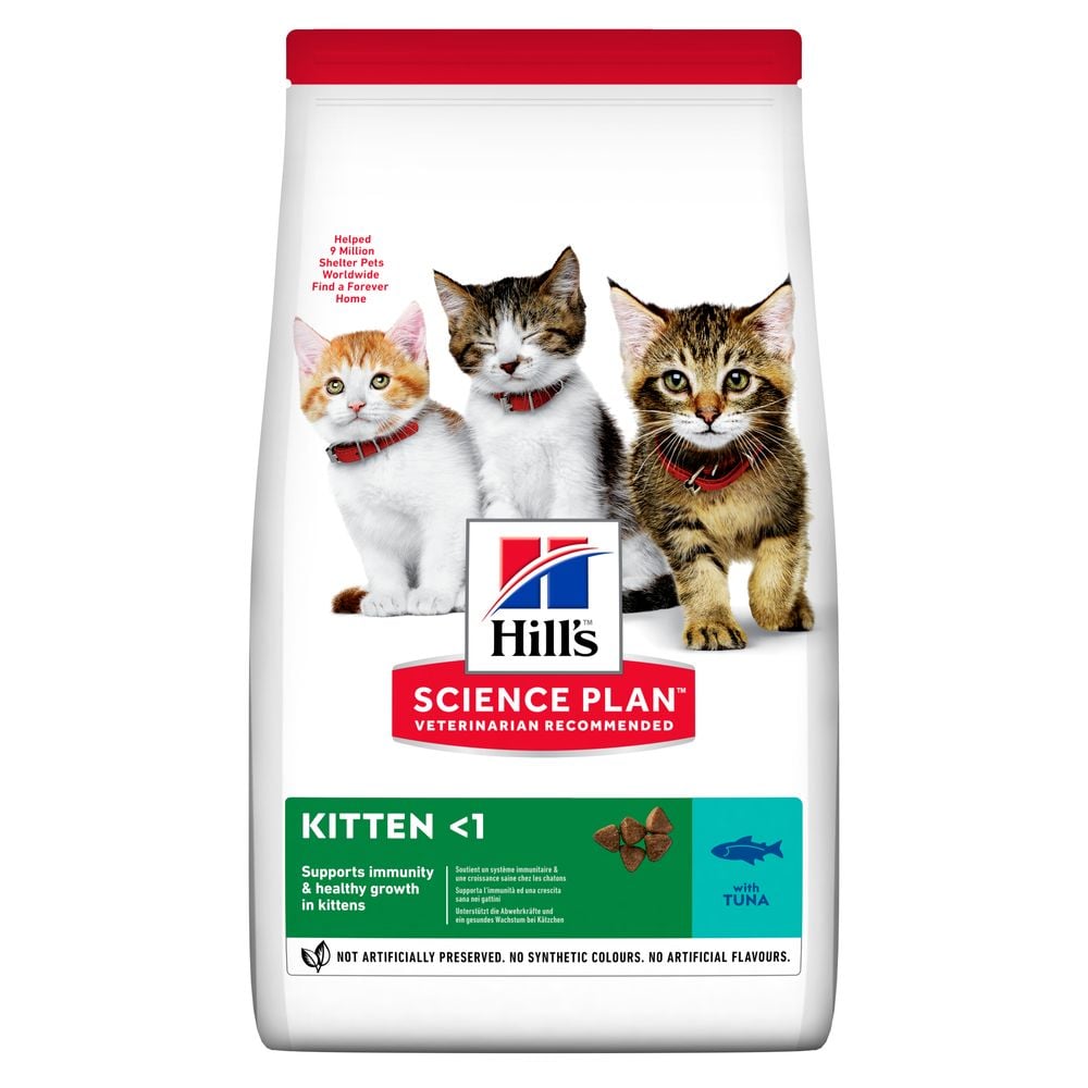 Сухой корм котят Hill's Science Plan Kitten, с тунцом, 300 г (604051) - фото 1