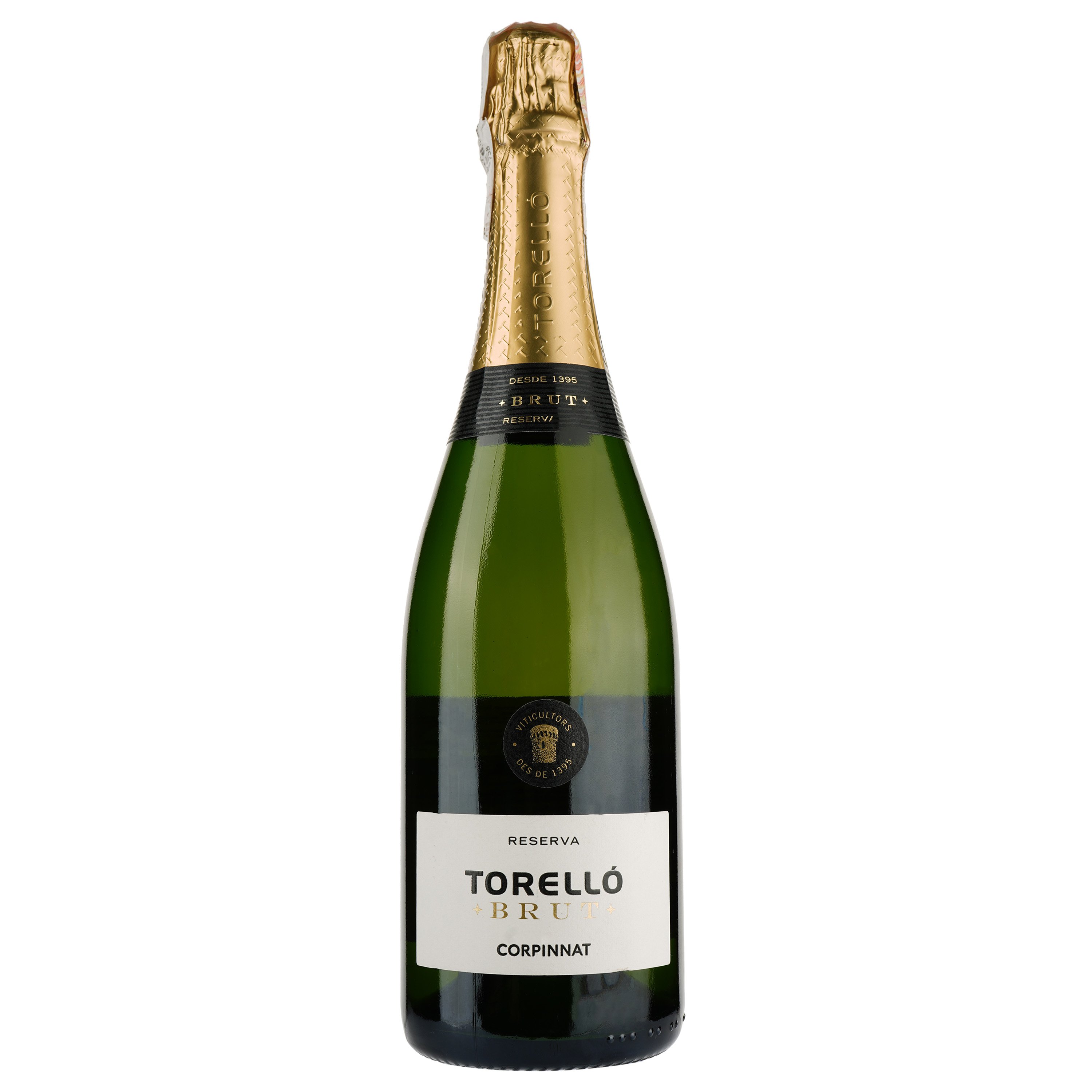 Вино игристое Torello Fresh Brut Reserva 2016, белое, сухое,11.5%, 0.75 л - фото 1